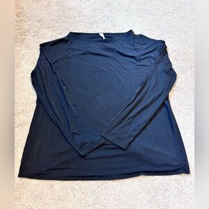 *SOLD*EUC Lululemon Modal-Blend Open-Back Long Sleeve Shirt